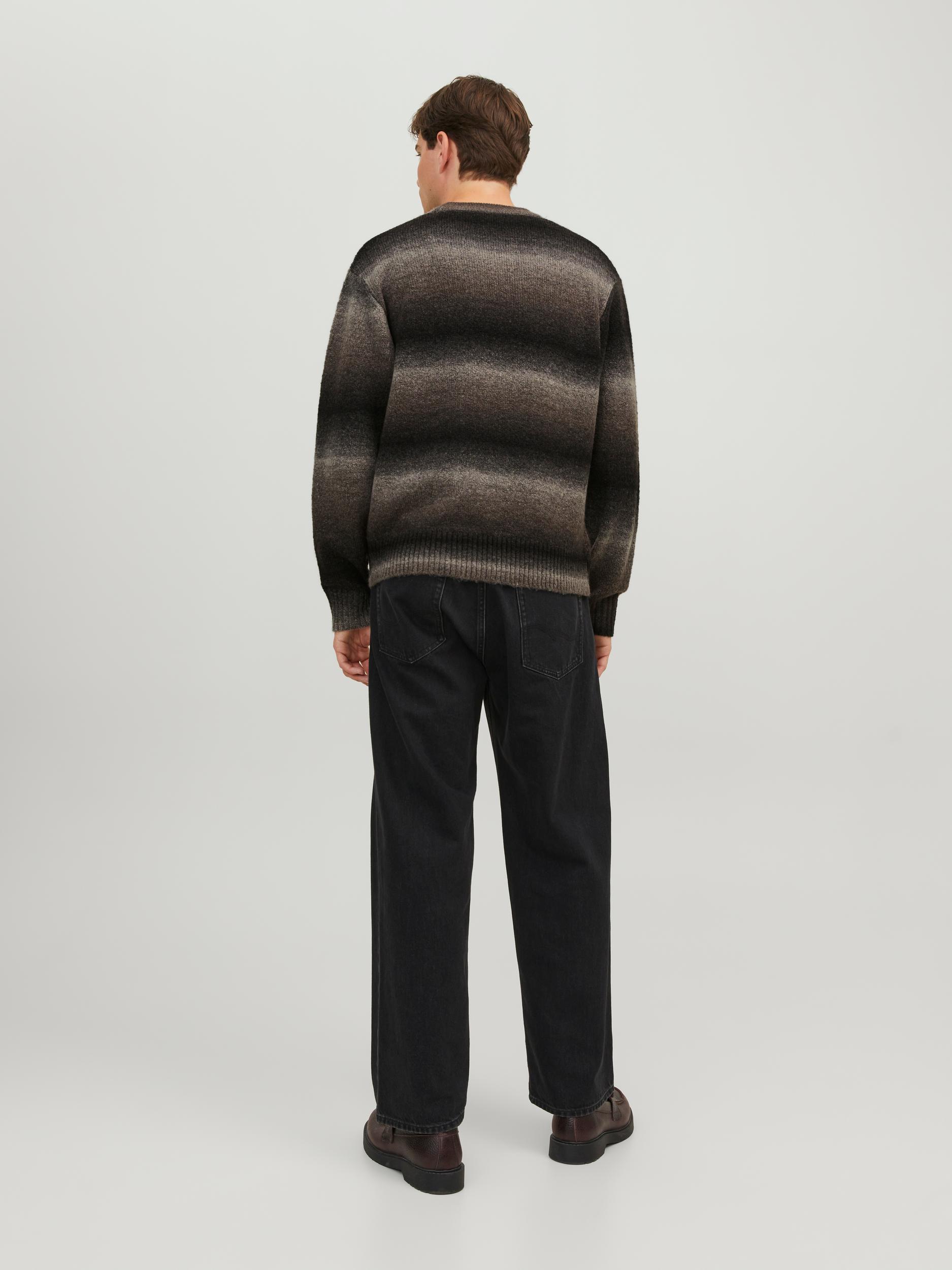 JORGRACIA SPACE DYE KNIT CREW NECK