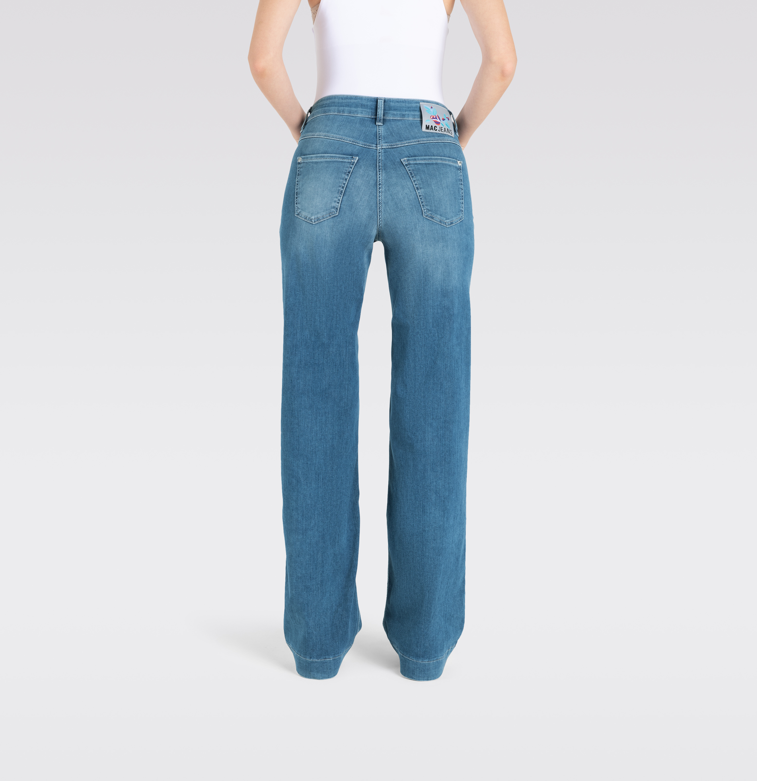 MAC JEANS - DREAM WIDE, DREAM Wonder light Denim