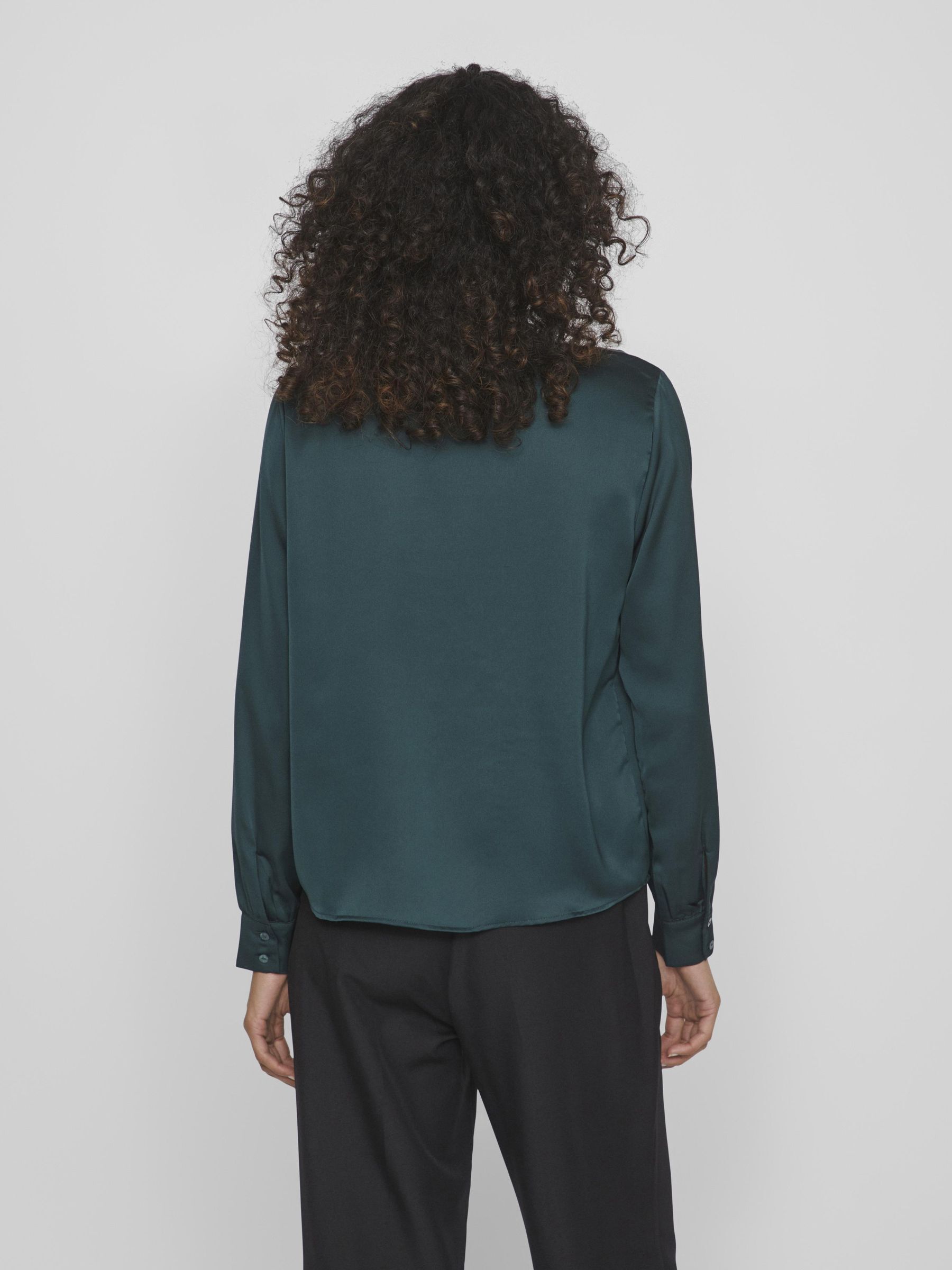 VIELLETTE V-NECK  L/S TOP -  NOOS