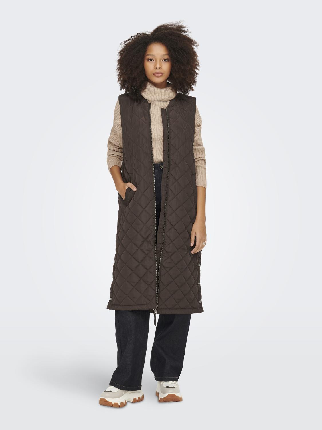 ONLJESSICA X-LONG QUILTED WAISTCOAT OTW