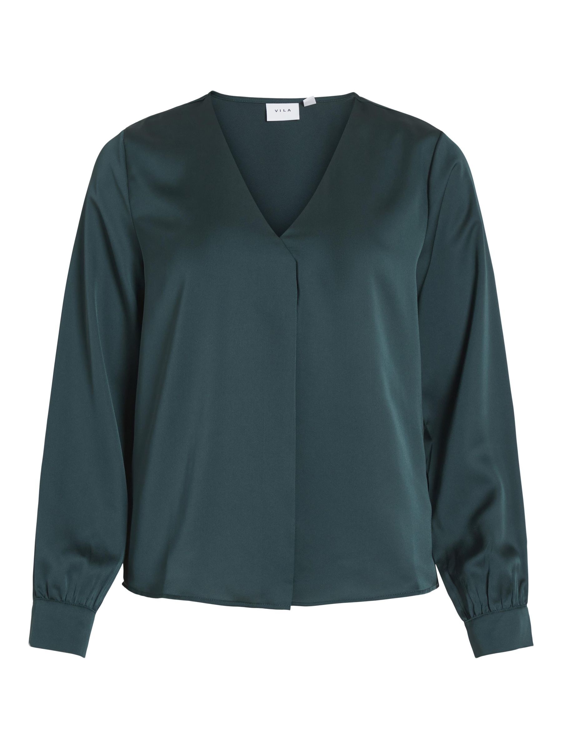 VIELLETTE V-NECK  L/S TOP -  NOOS