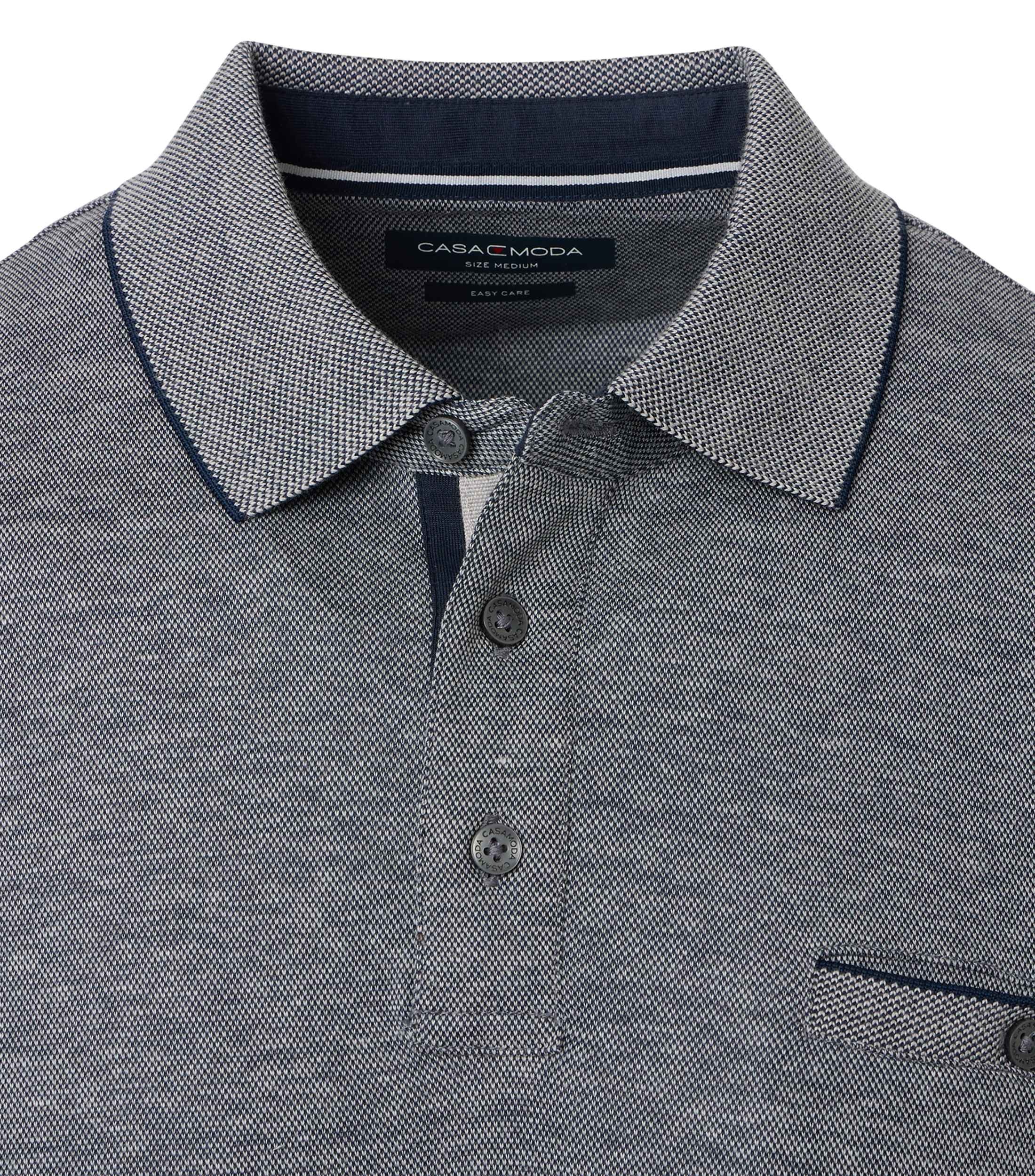 Polo-Shirt Langarm gestreift