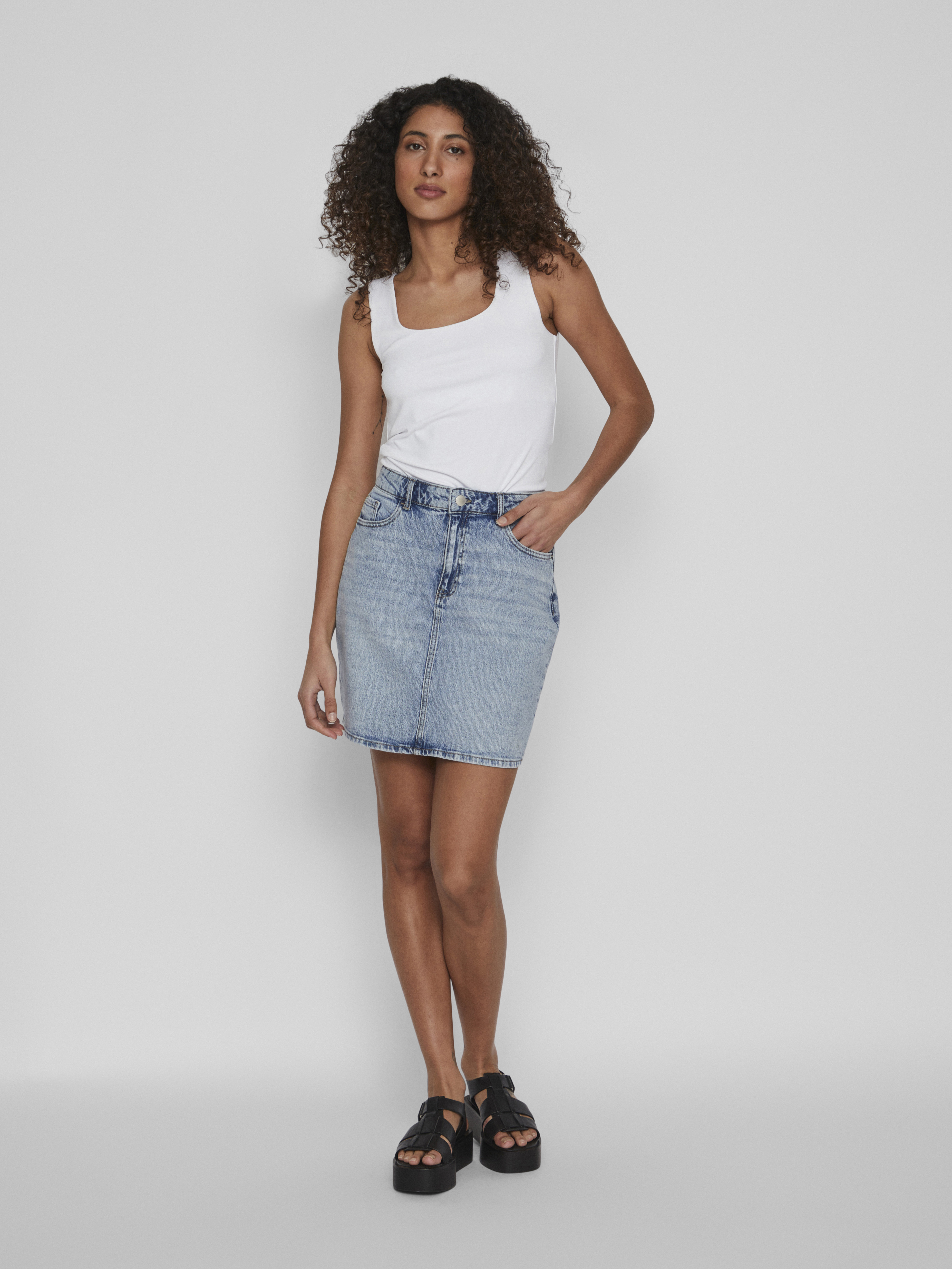 VIKAJA JAF DENIM SKIRT- NOOS