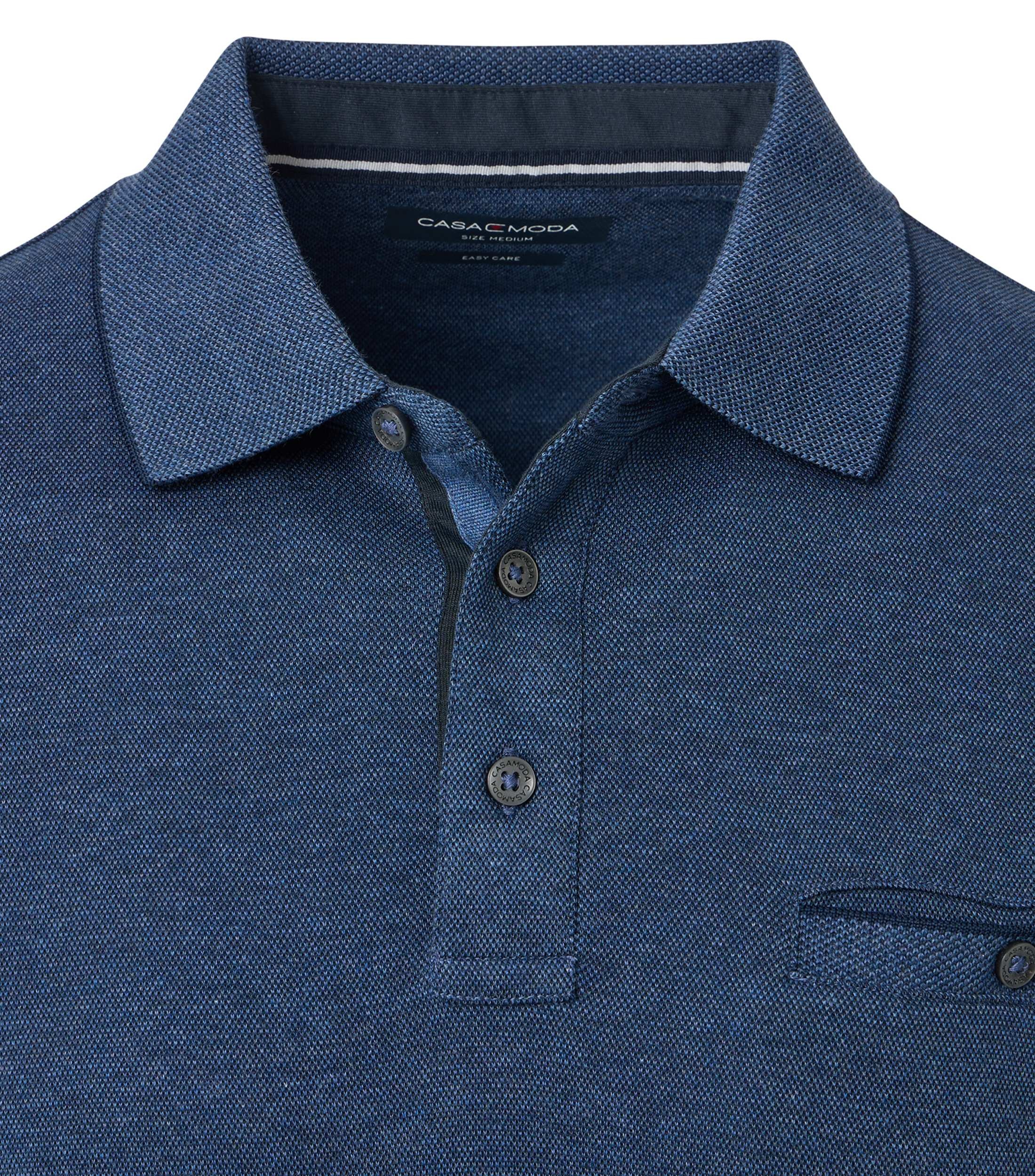 Polo-Shirt Langarm gestreift