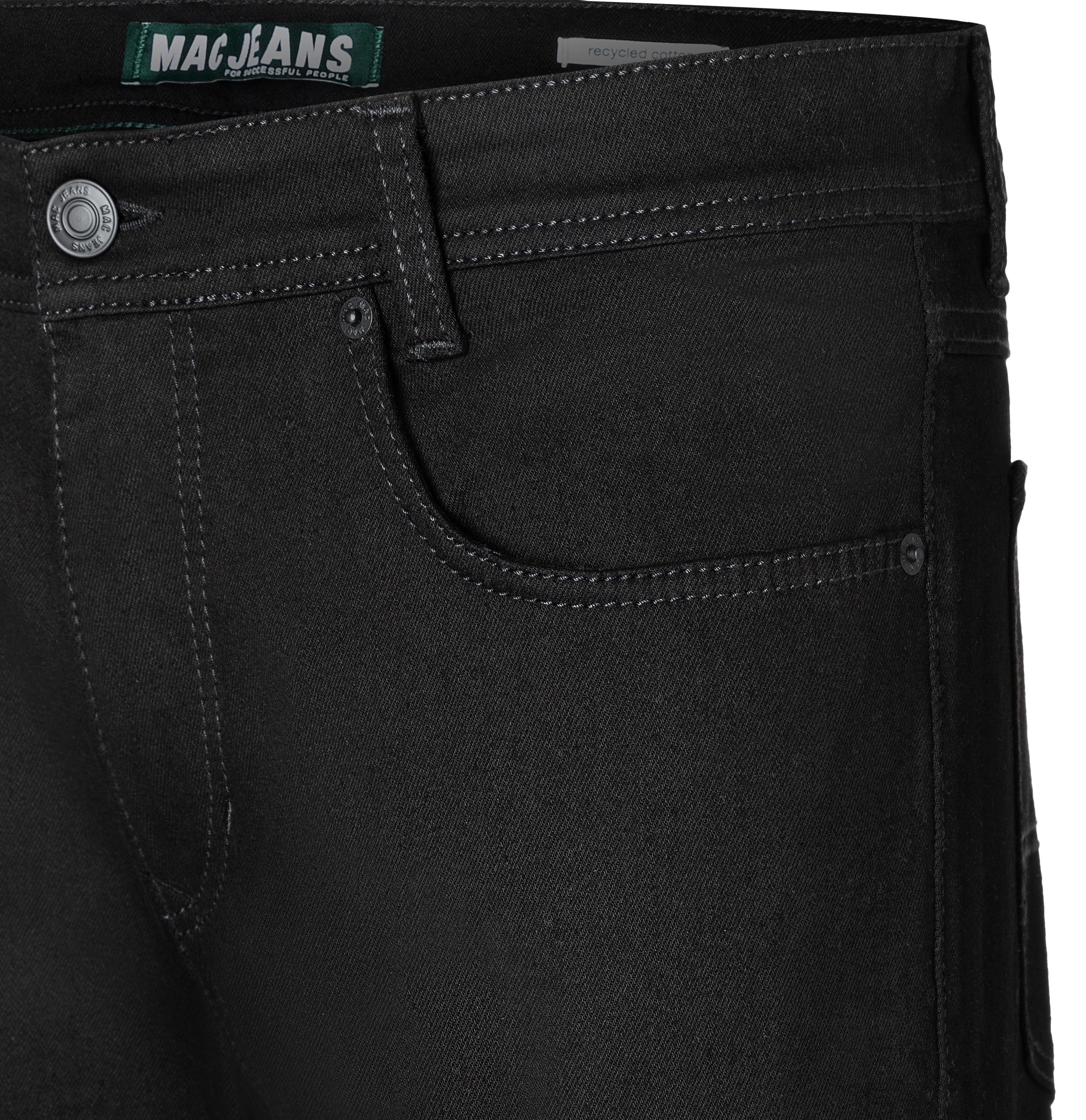 MAC JEANS - Arne, Black Stretch Denim