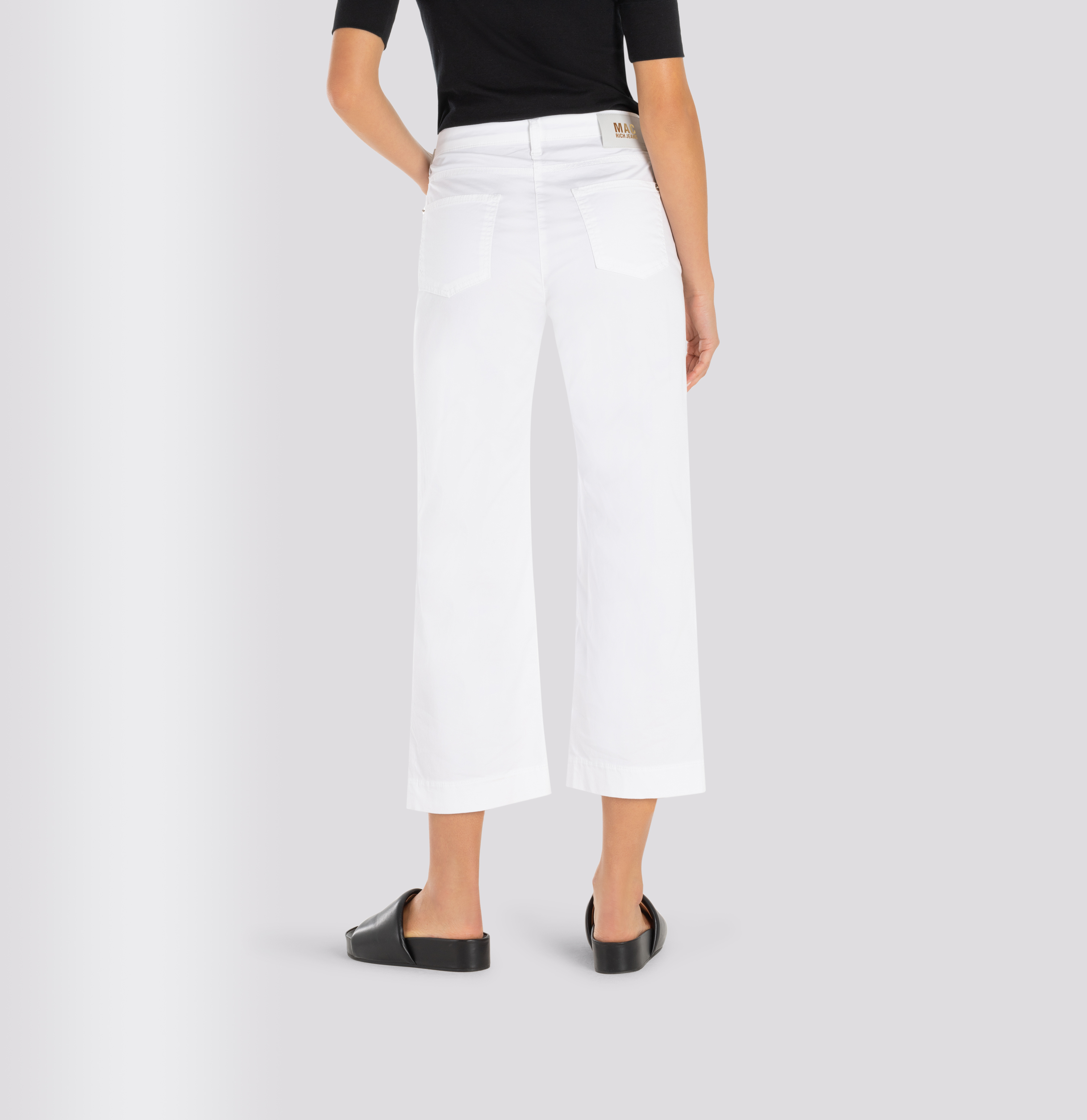 MAC JEANS - RICH CULOTTE, Authentic stretch gabardine