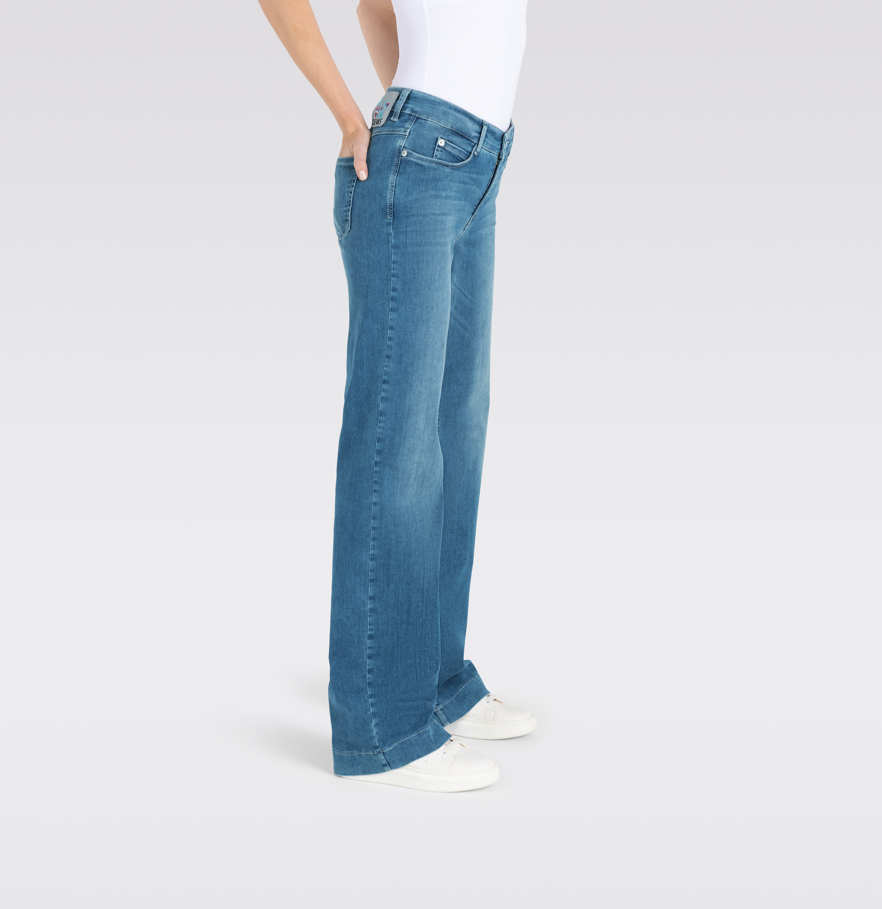 MAC JEANS - DREAM WIDE, DREAM Wonder light Denim