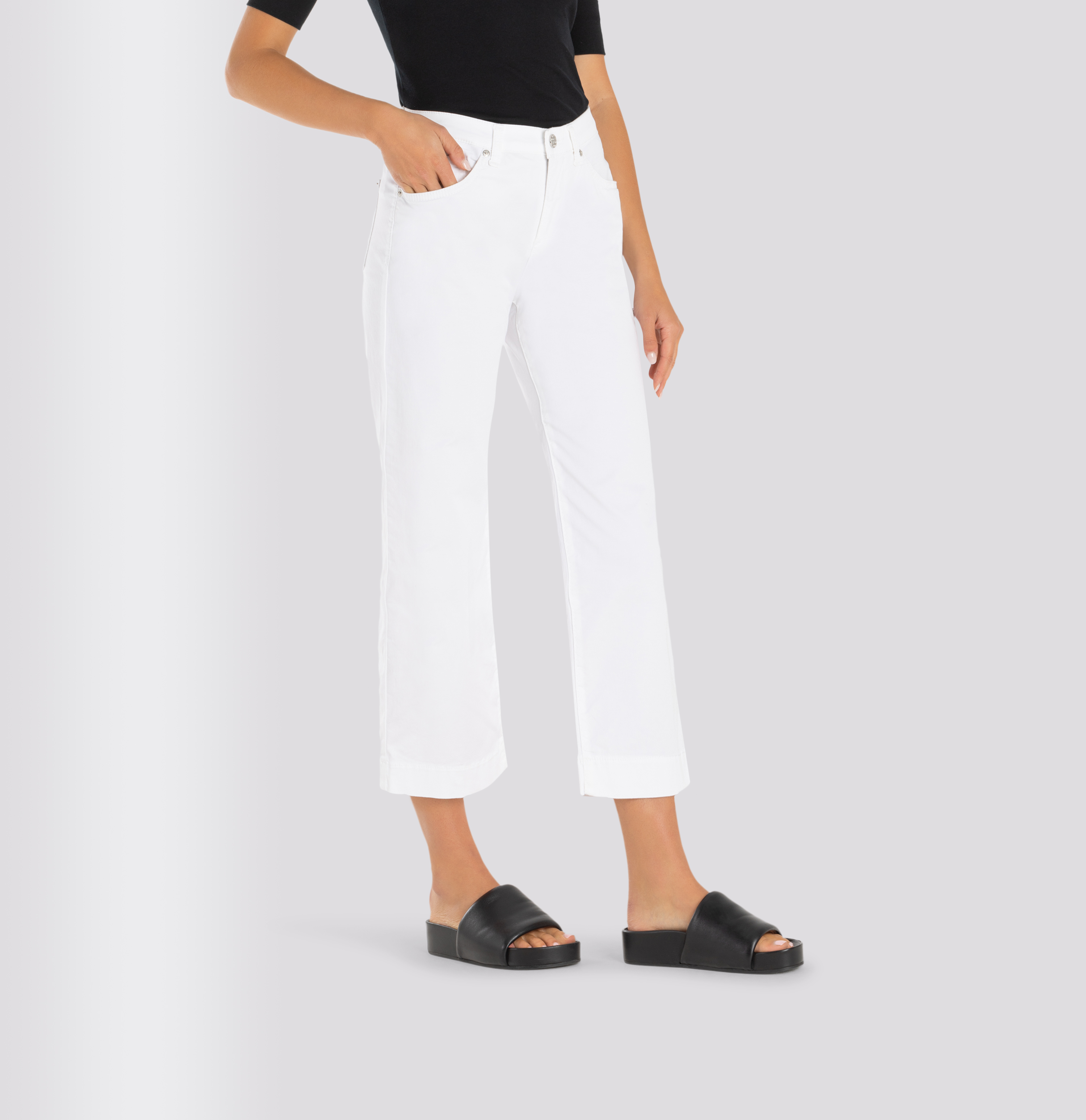 MAC JEANS - RICH CULOTTE, Authentic stretch gabardine