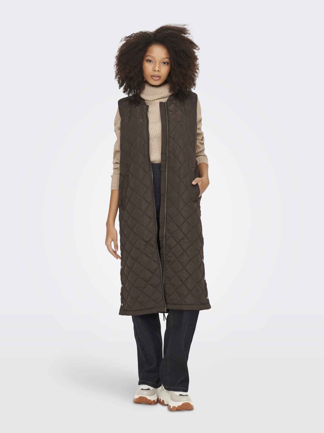 ONLJESSICA X-LONG QUILTED WAISTCOAT OTW