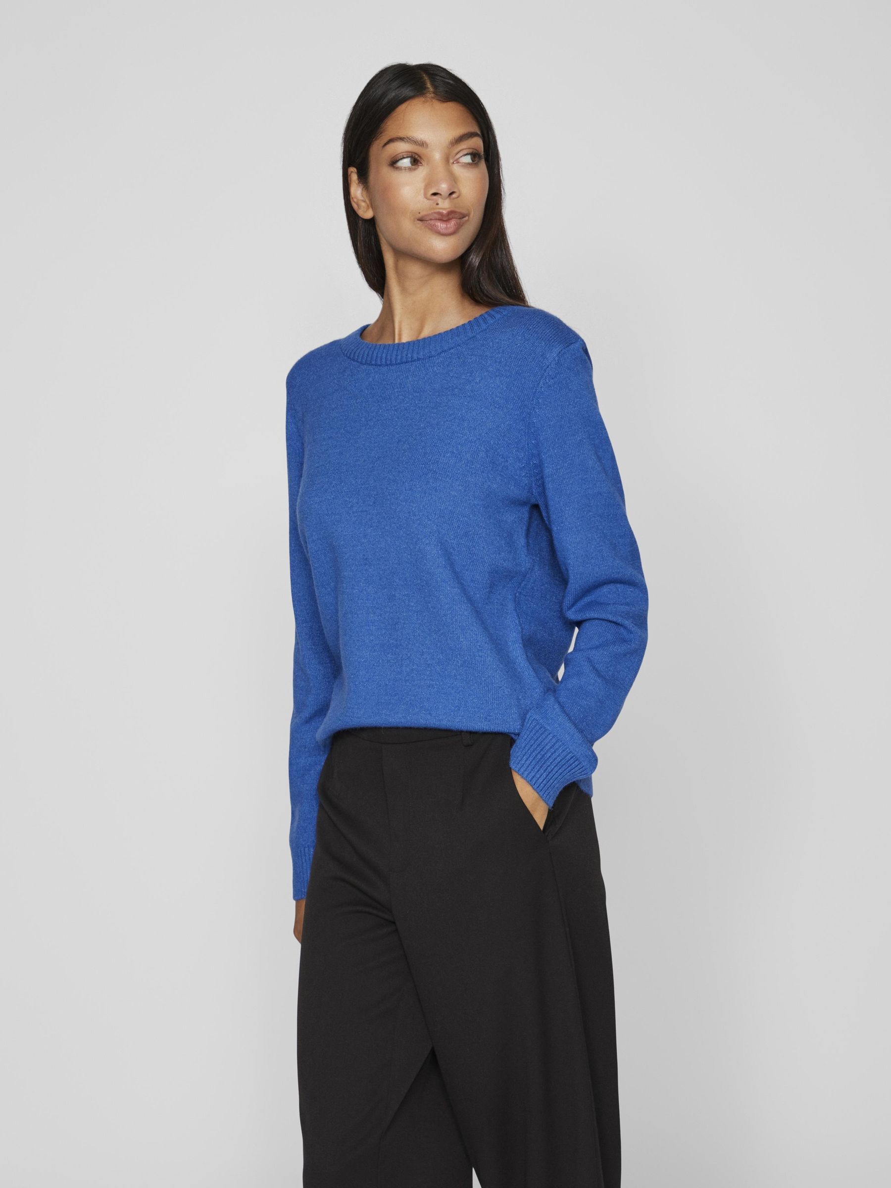 VIRIL O-NECK L/S  KNIT TOP - NOOS