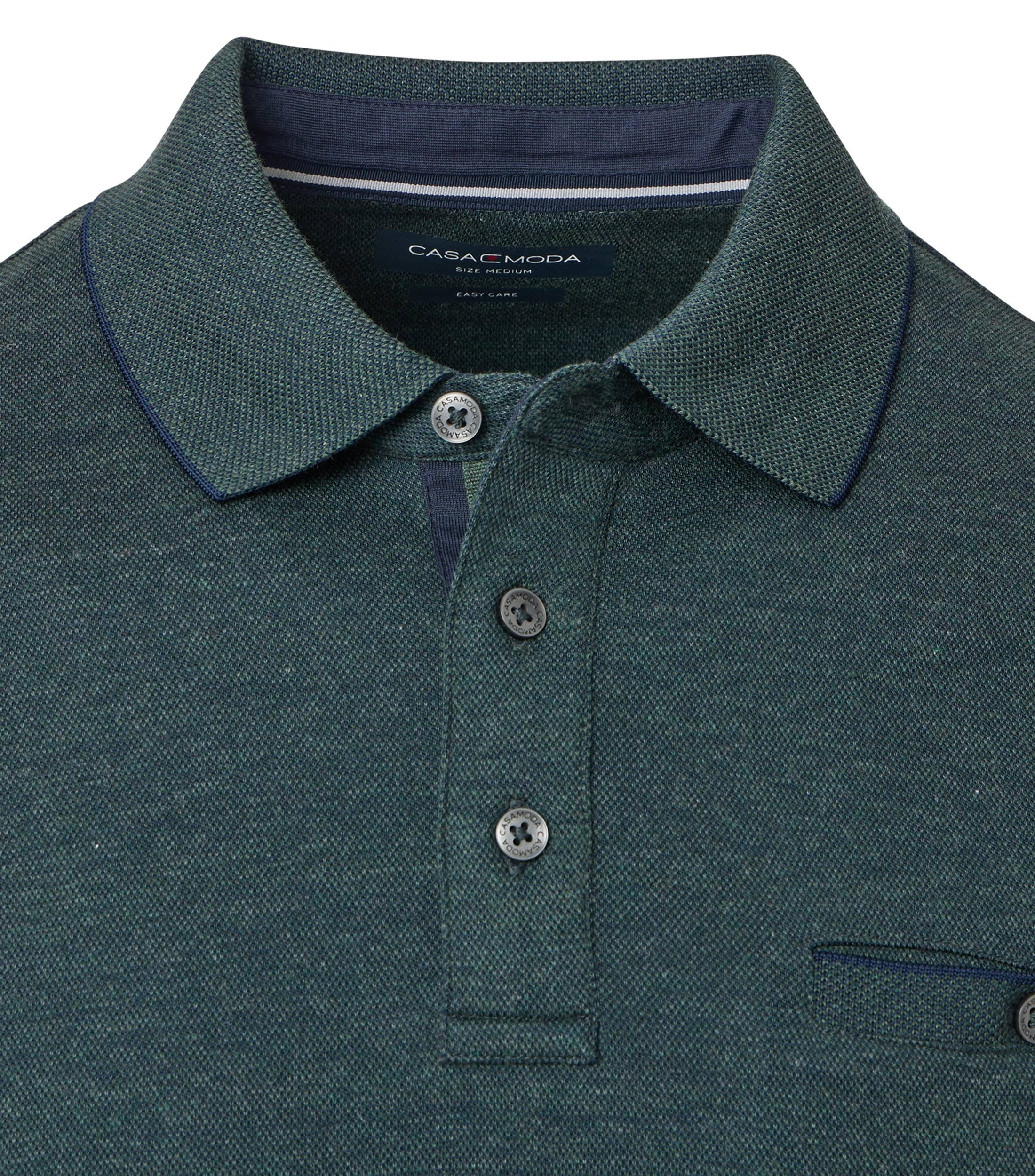 Polo-Shirt Langarm gestreift