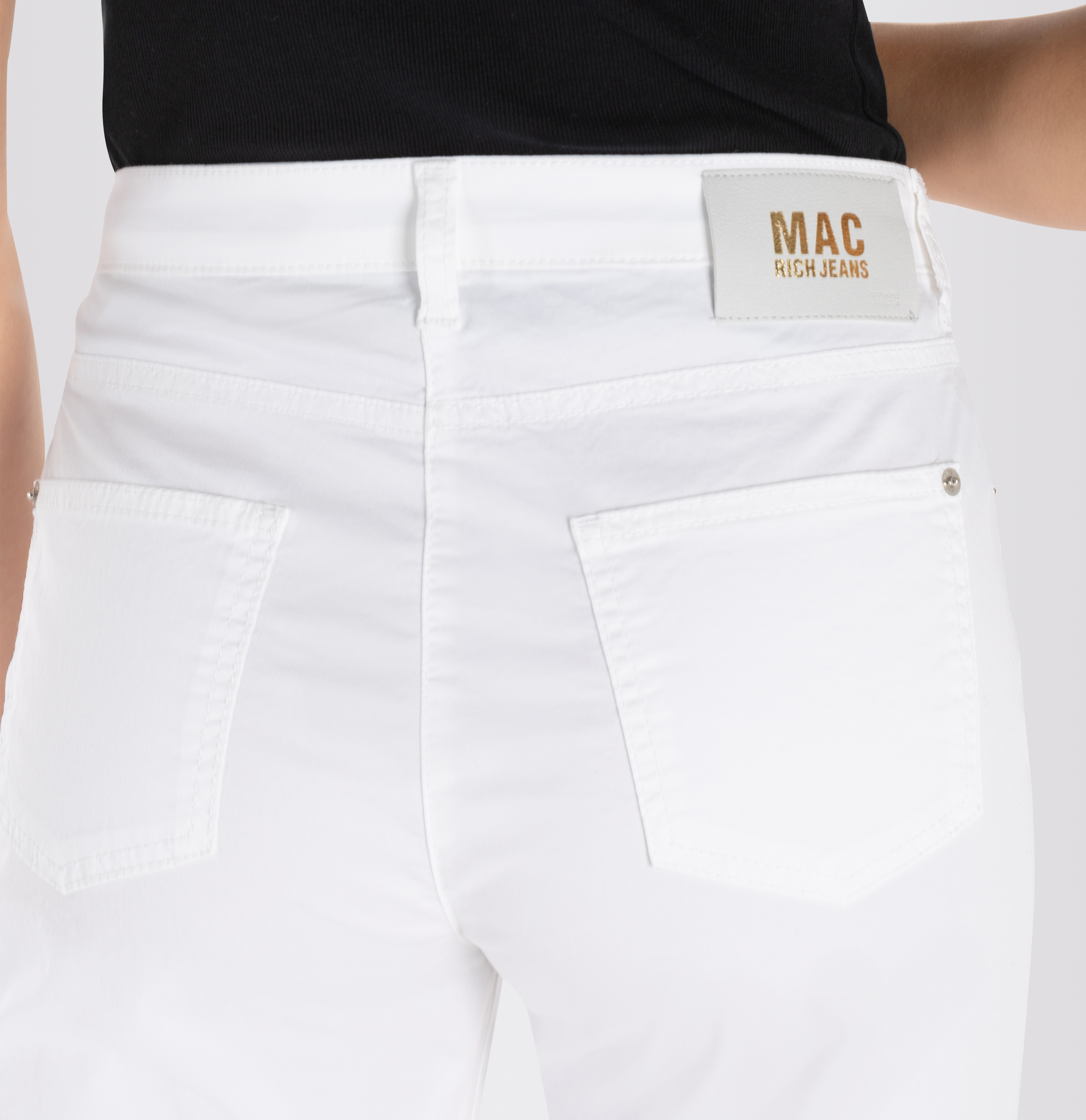 MAC JEANS - RICH CULOTTE, Authentic stretch gabardine