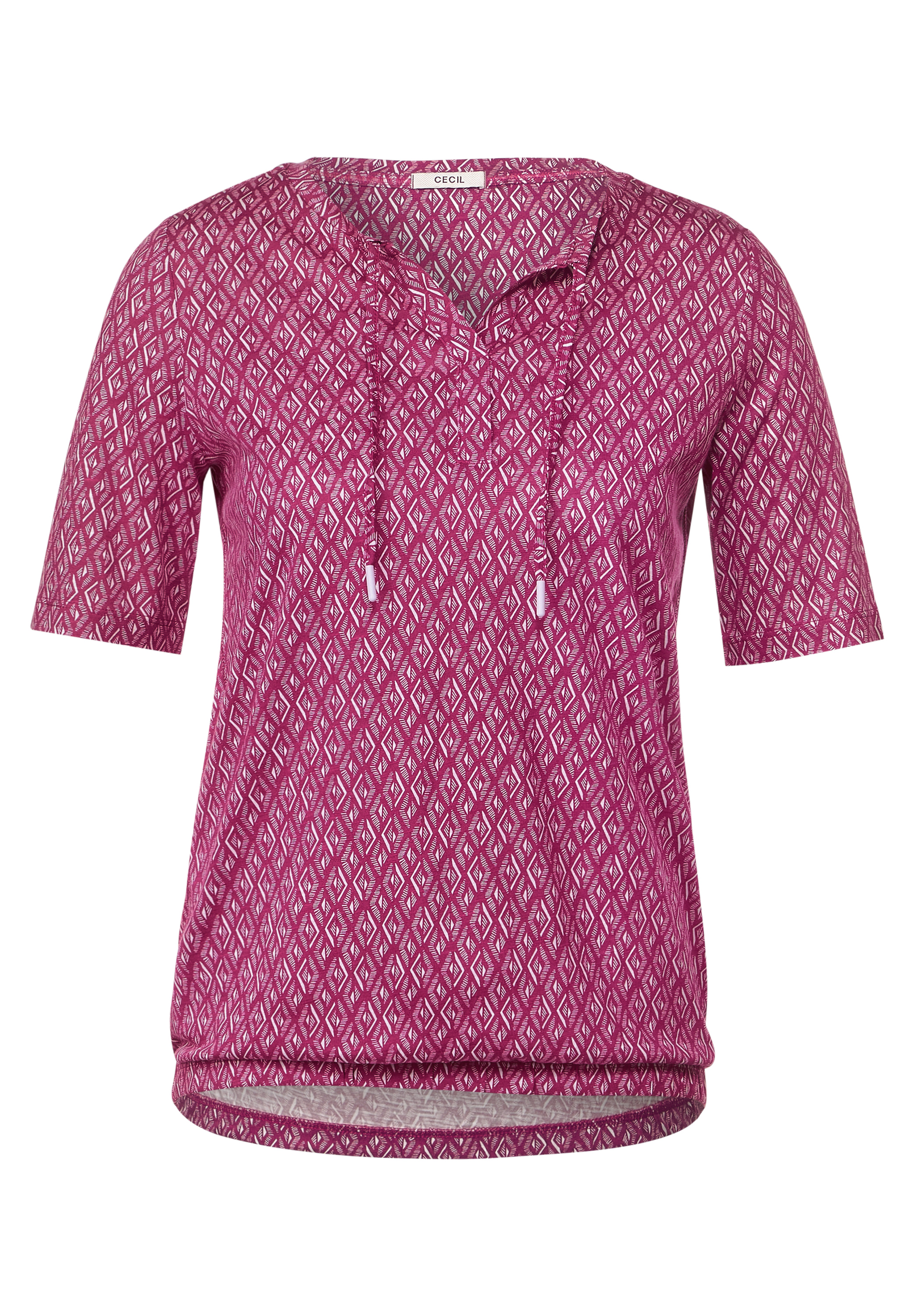 Shirt mit Rhombus Print