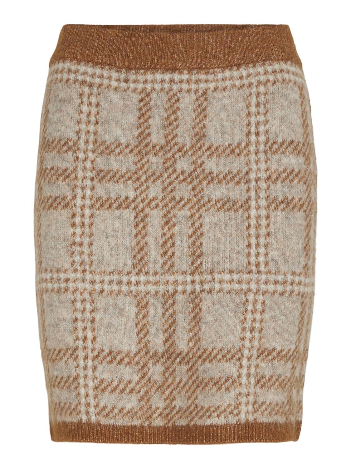 VICILIA HW CHECK KNIT SKIRT/SU